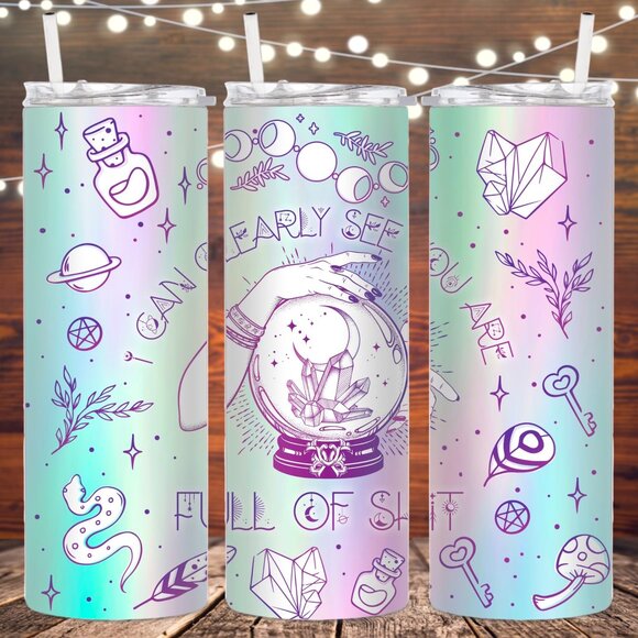Eclectic Wallflower Other - Crystal Ball Metal Insulated Tumbler